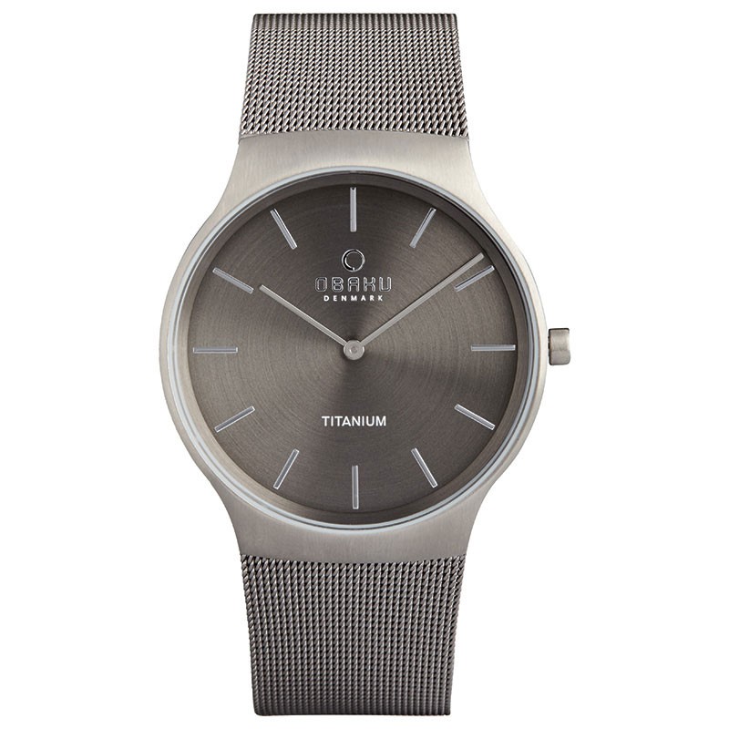 фото Наручные часы мужские obaku v178gxtjmj серые