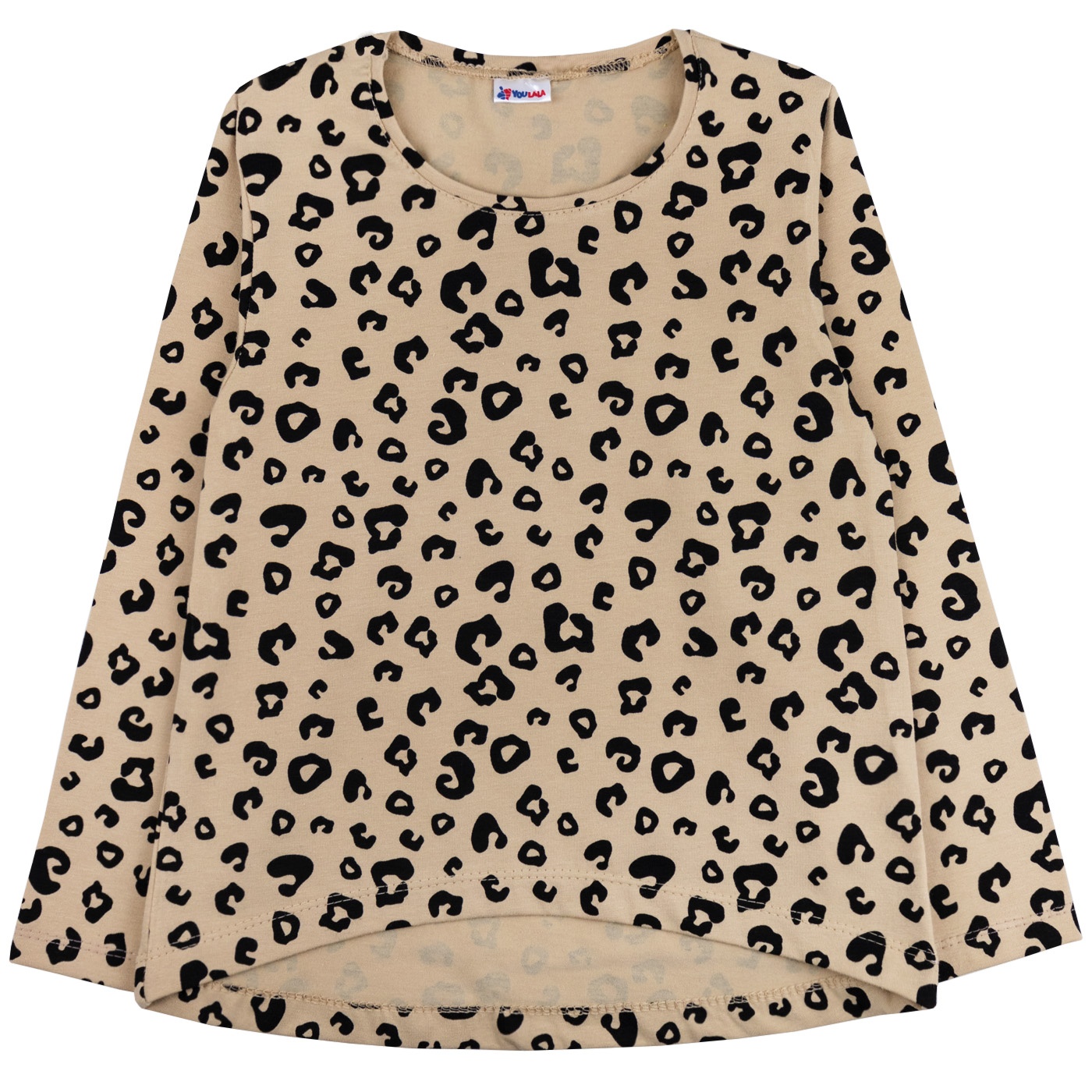 

Лонгслив для девочек Юлла 498100701 цв. голубой; бежевый р. 134, 0498100701