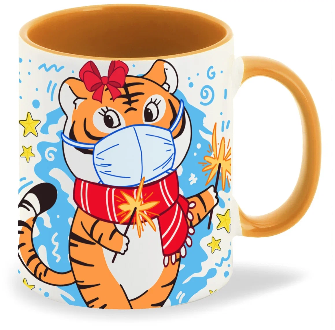 

Кружка CoolPodarok Животные.Голубые глазки моргает