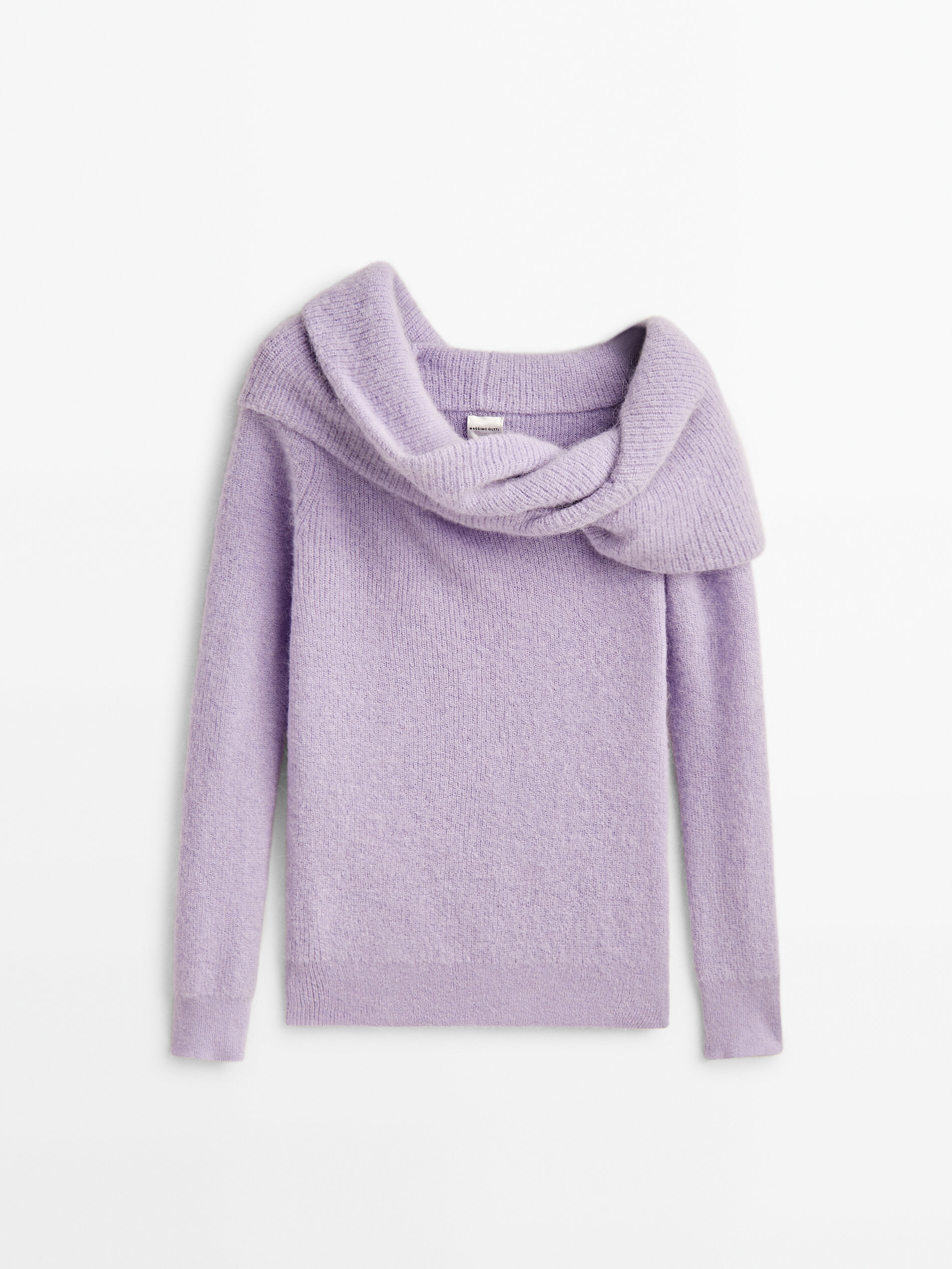 

Джемпер женский Massimo Dutti 09020953612 фиолетовый L, 09020953612