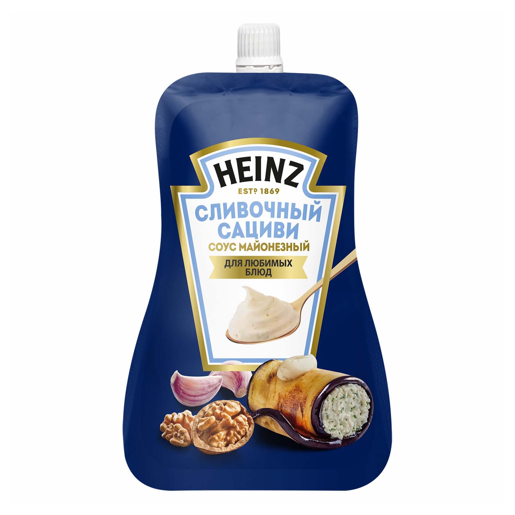 Майонезный соус Heinz Сливочный Сациви 200 г 110₽