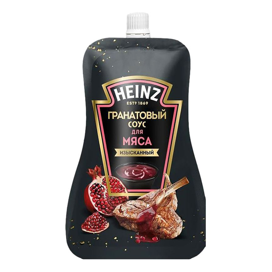 

Соус Heinz Гранатовый для мяса деликатесный 200 г