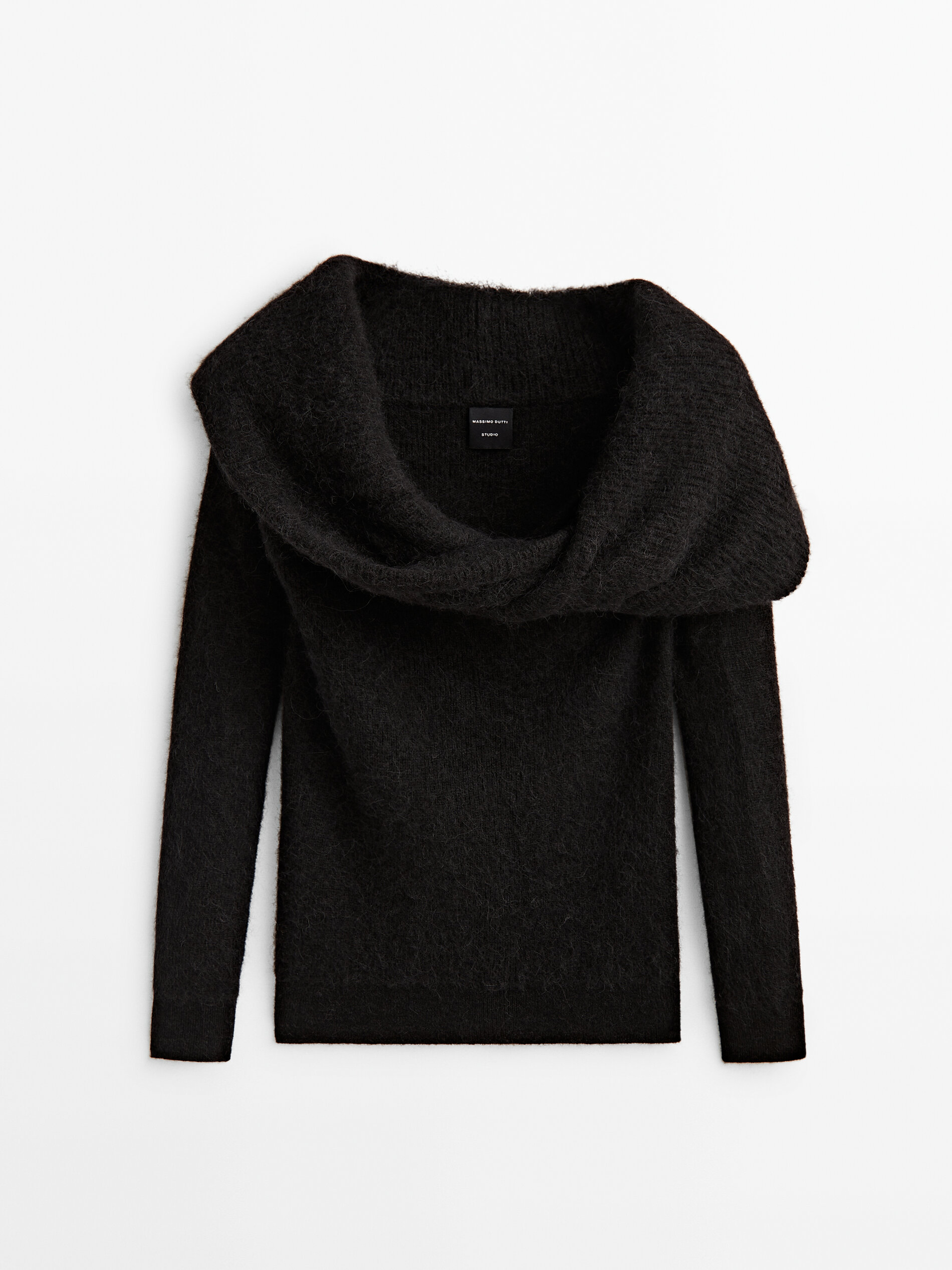 

Джемпер женский Massimo Dutti 09020953800 черный S, 09020953800