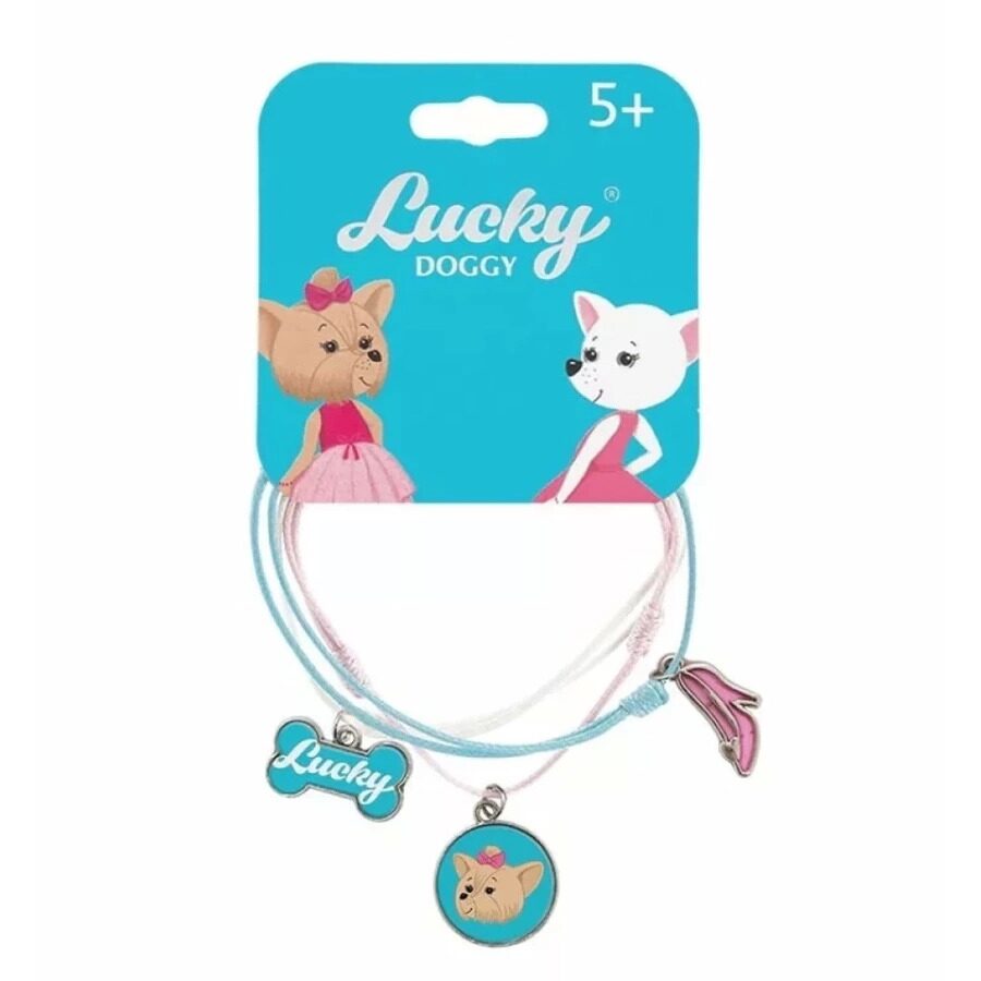 Веревочный браслет с йорком Orange Toys Lucky Doggy