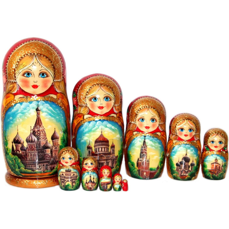

Матрёшка Москва (10 мест, 25 см)