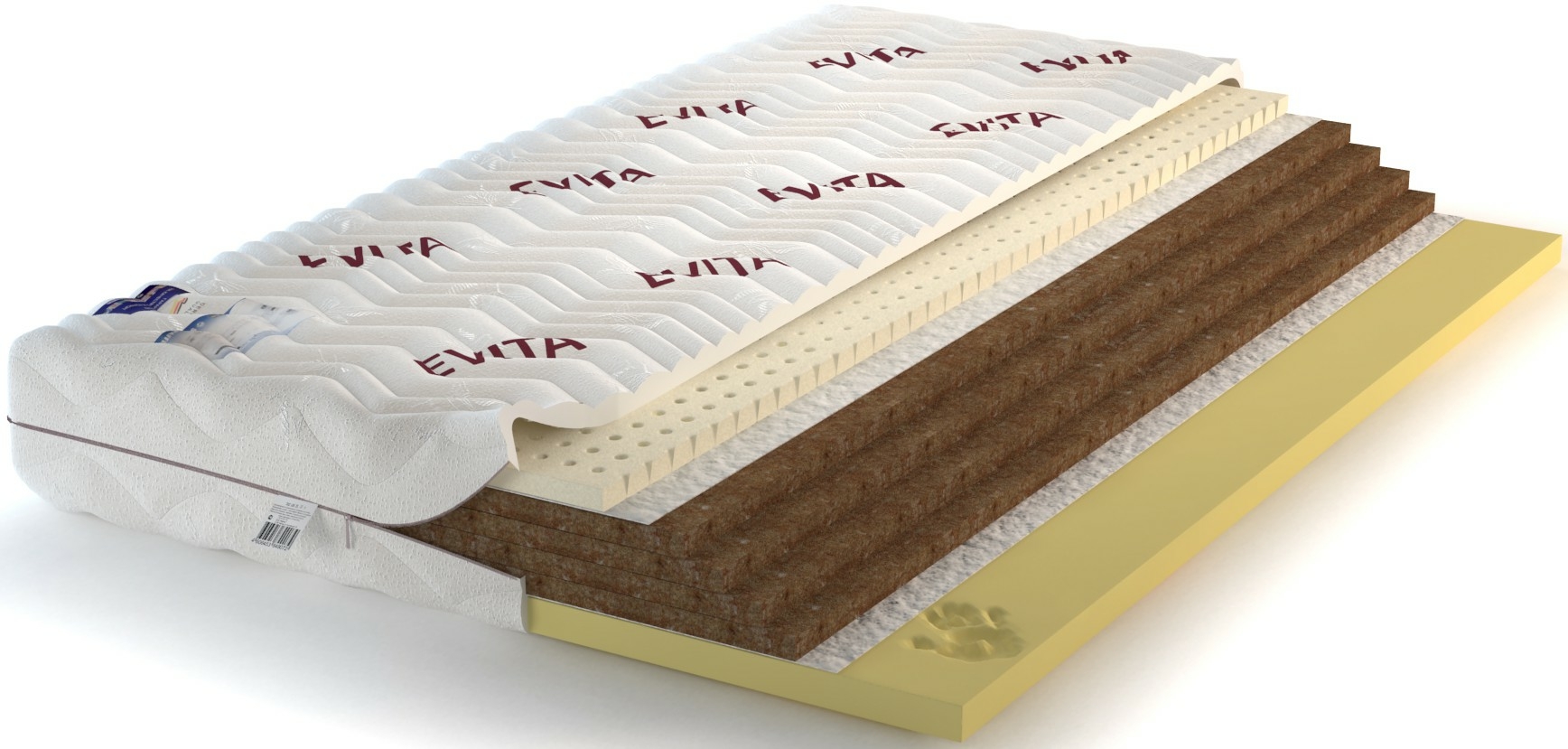 

Матрас Evita Visco Air 180x195, Белый, Visco Air