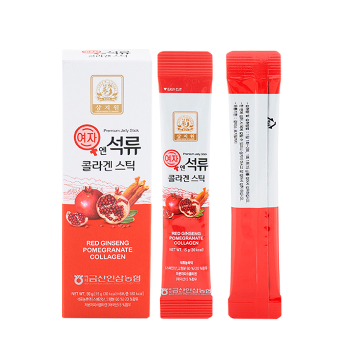 фото Коллагеновый сироп samjiwon baekje geumsan red ginseng pomegranate collagen 6 шт.