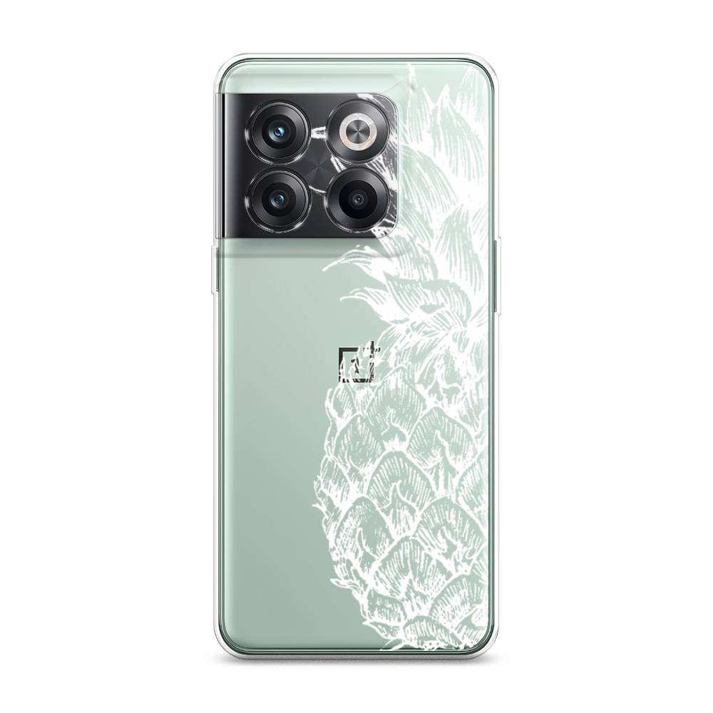 

Чехол Awog на OnePlus Ace Pro / ВанПлас Ace Pro "Ананас графика белая", 153350-10