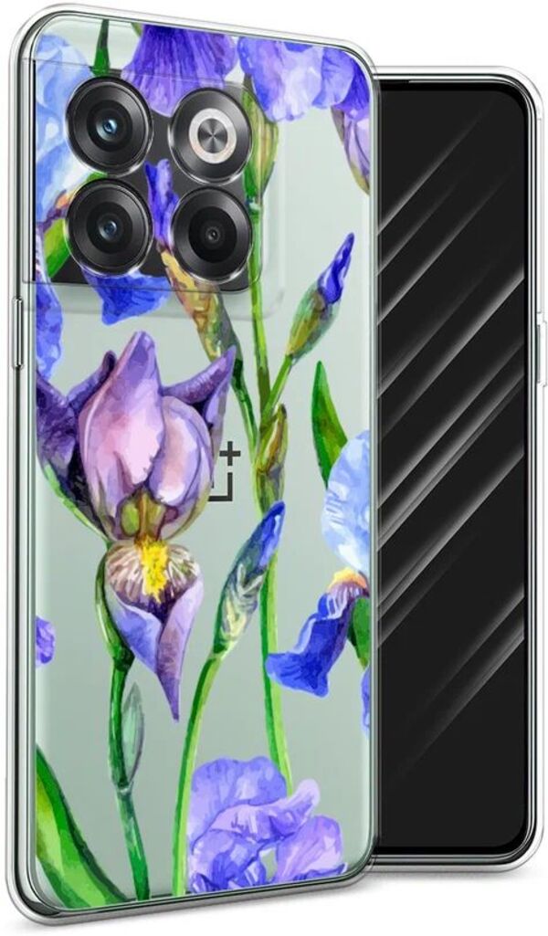 

Чехол Awog на OnePlus Ace Pro / ВанПлас Ace Pro "Синие ирисы", Разноцветный, 153350-8