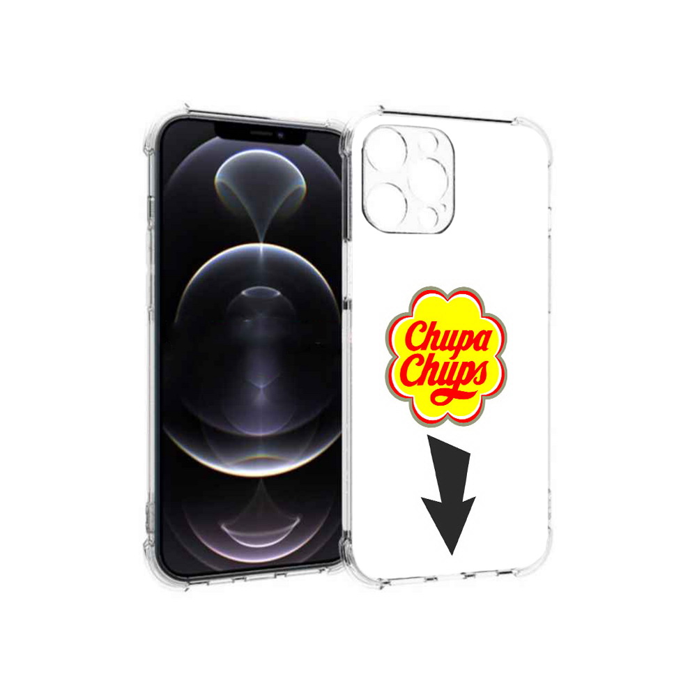 

Чехол MyPads Tocco для Apple iPhone 12 Pro Max чупа чупс (PT157374.616.694), Прозрачный, Tocco