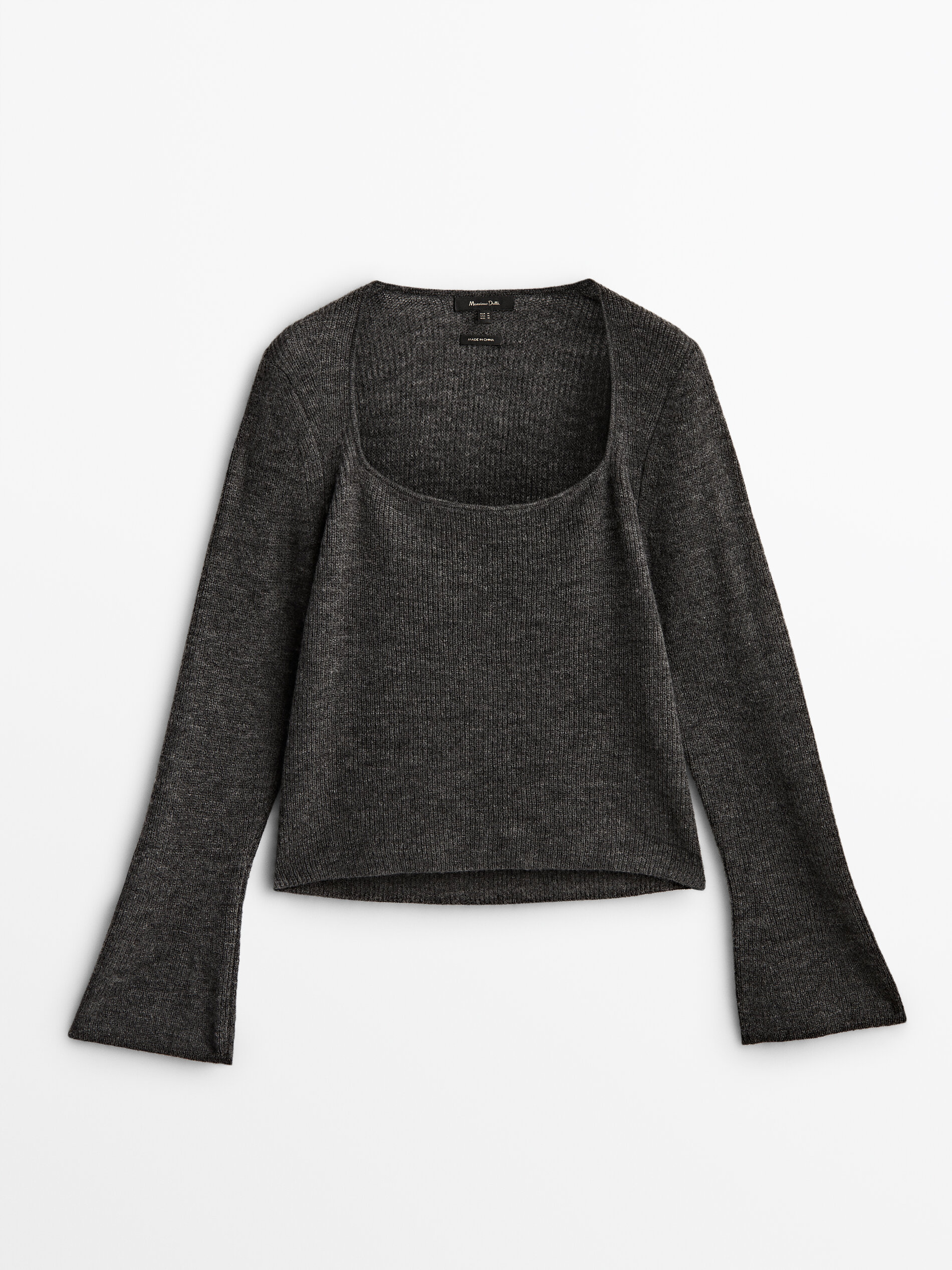 

Джемпер женский Massimo Dutti 05692634807 серый XS, 05692634807