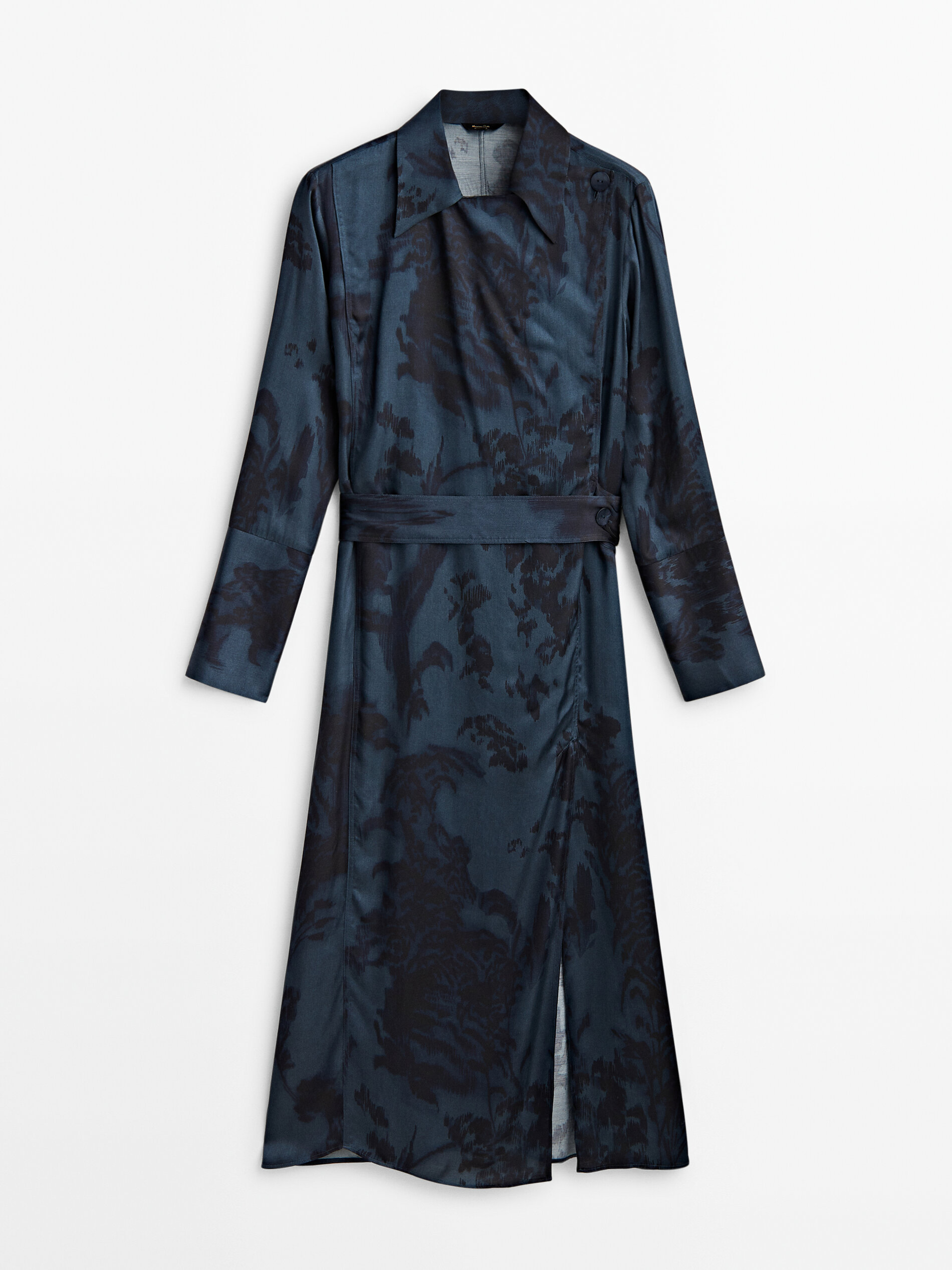 

Платье женское Massimo Dutti 06609891428 синее 38, 06609891428
