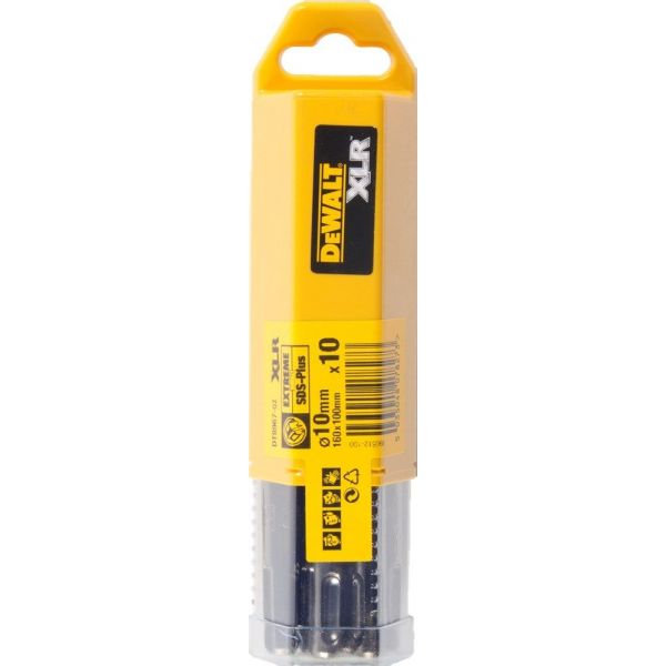 

Бур DEWALT XLR DT8967-QZ, SDS-Plus, 10 x 160 x 100 мм, 10 шт.