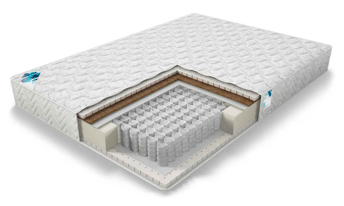 

Матрас ортопедический пружинный DIMAX Практик Медиум Софт 500 125х185, Практик Медиум Софт 500