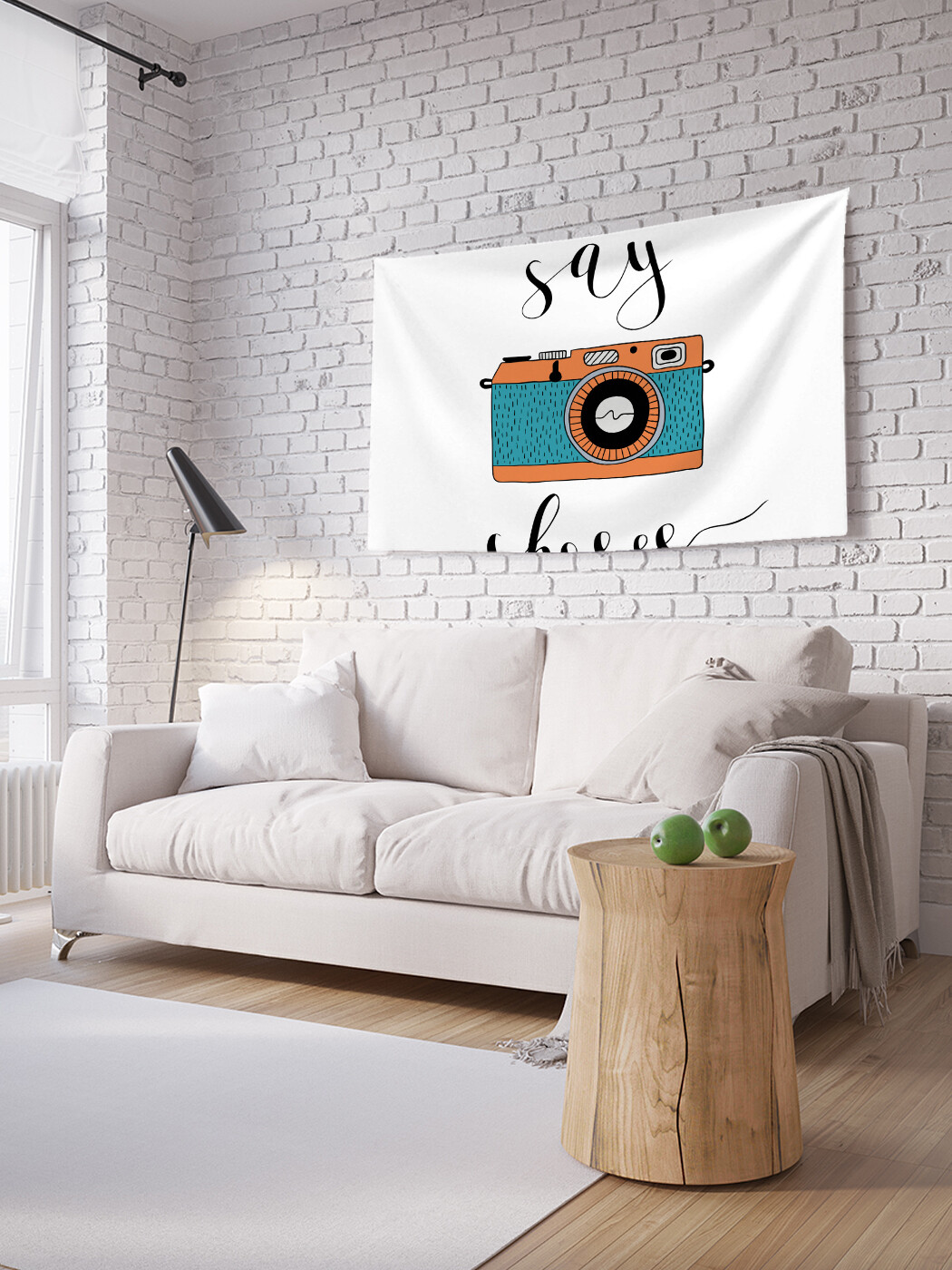 

Горизонтальное фотопанно JoyArty Скажи сыр, из ткани, 100х150 см