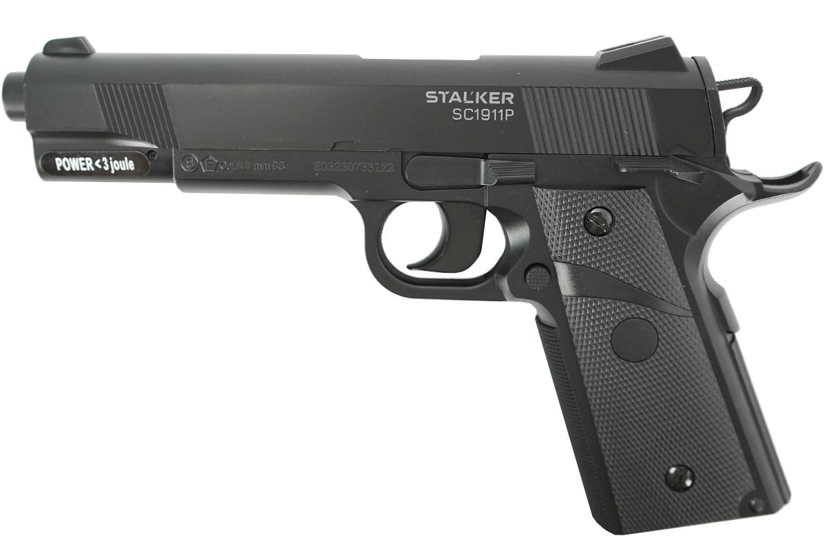 

Пистолет Stalker SC1911P (аналог Colt 1911) 6 мм, Черный