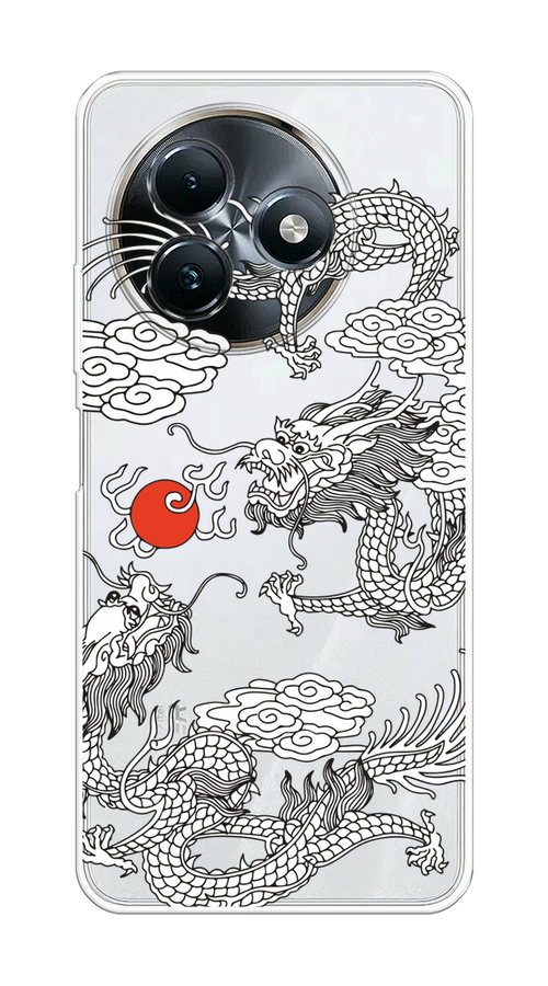 

Чехол на Itel S24 "Драконы с ножом", Прозрачный;черный;белый, 3202050-1