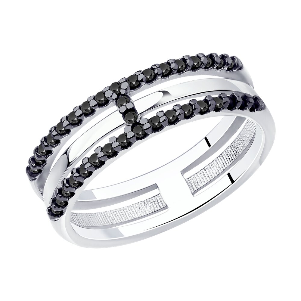 

Кольцо из серебра р. 19 Diamant 94-110-01514-1, фианит, 94-110-01514-1