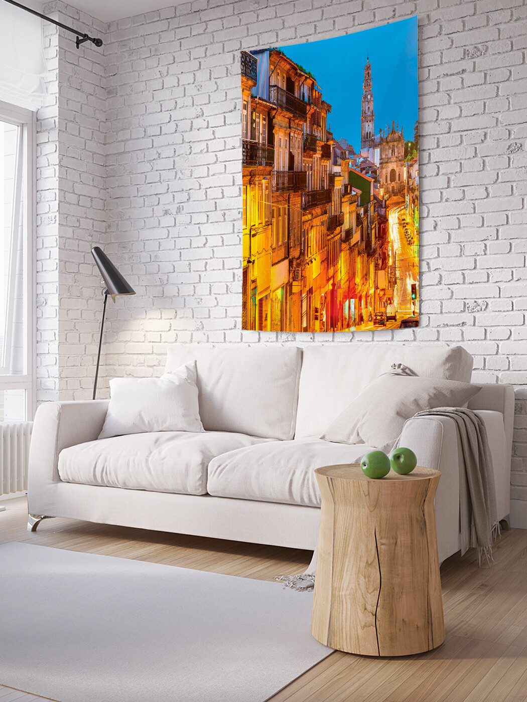 

Вертикальное фотопанно JoyArty Узкие улицы, из ткани, 100х150 см