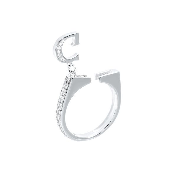 

Кольцо из серебра с фианитом р. 16 JV R27208_KO_001_WG, R27208_KO_001_WG