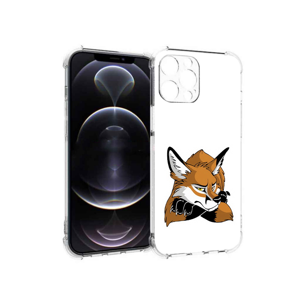 

Чехол MyPads Tocco для Apple iPhone 12 Pro Max фокс (PT157374.616.660), Прозрачный, Tocco