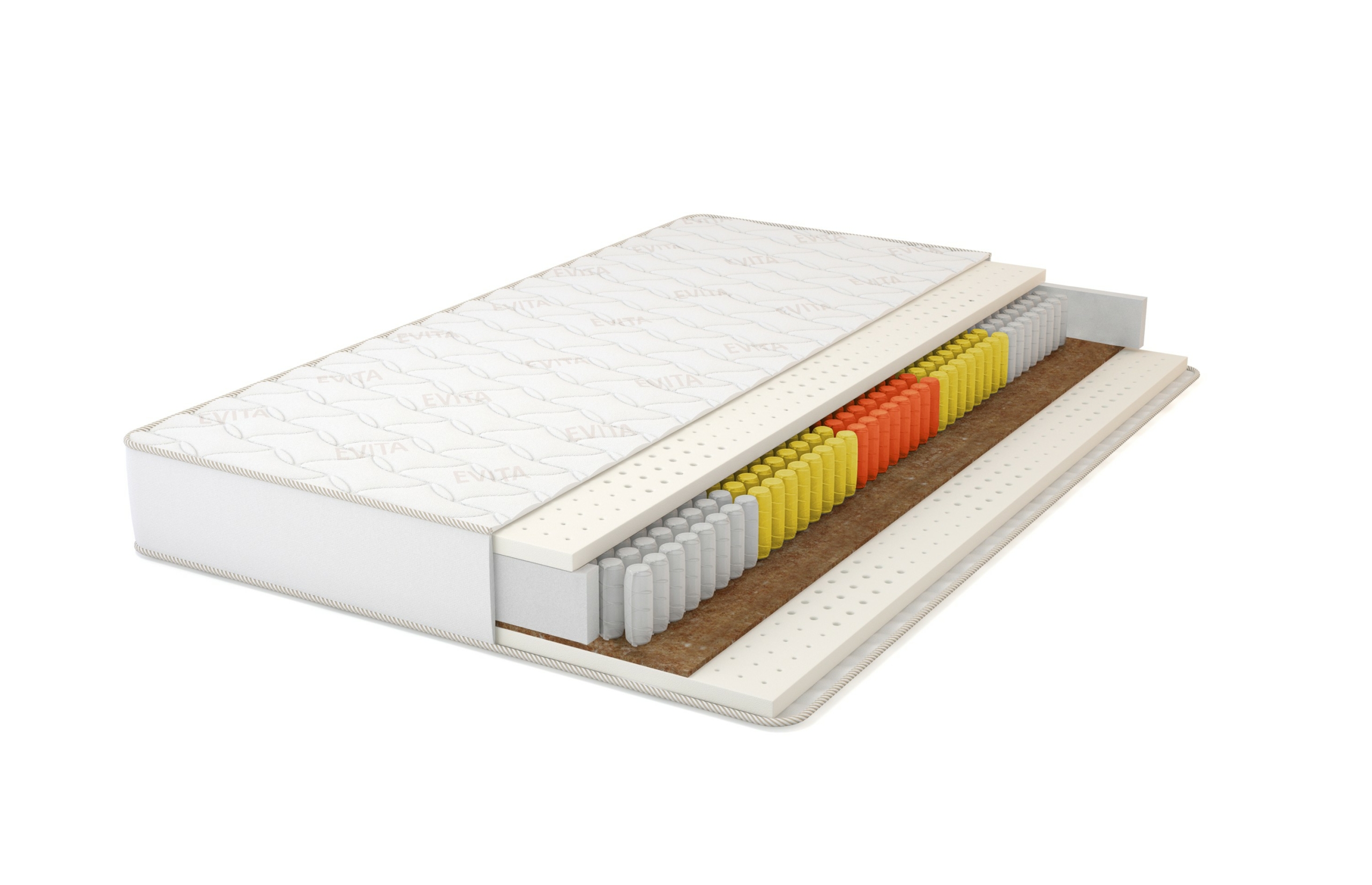 

Матрас Evita Top Level EVS1000 90x195, Белый, Top Level EVS1000