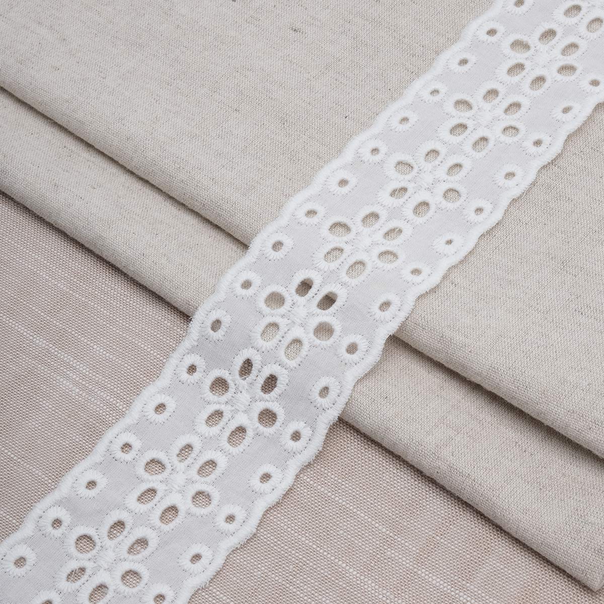 3AR2355 Шитье хлопок 5 см137м белый 1869₽