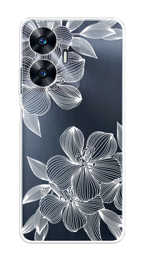 

Чехол на Realme C55 "Крокус", Белый;прозрачный, 2513850-1