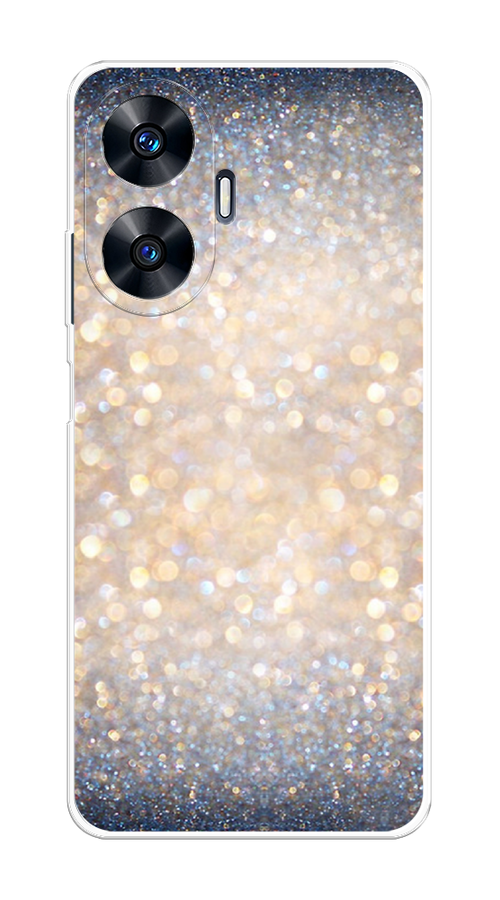 

Чехол на Realme C55 "Мерцание рисунок", Желтый;серый, 2513850-1