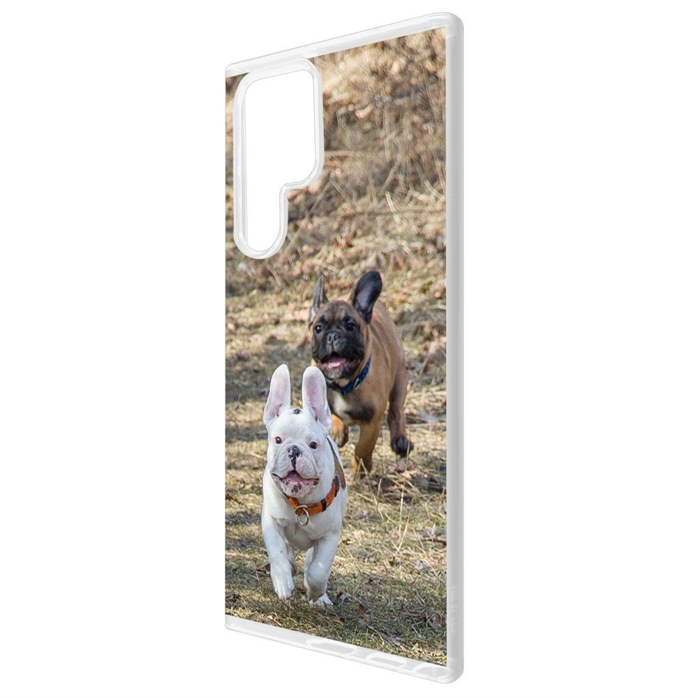 

Чехол-накладка Догонялки для Samsung Galaxy S22 Ultra, Прозрачный