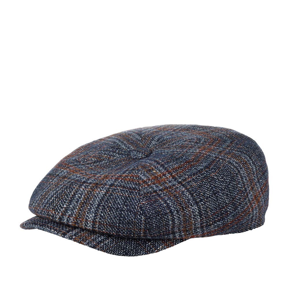 Кепка восьмиклинка унисекс Lierys 6880202 8-PANEL CAP WOOL/LINEN серая/коричневая, р.59