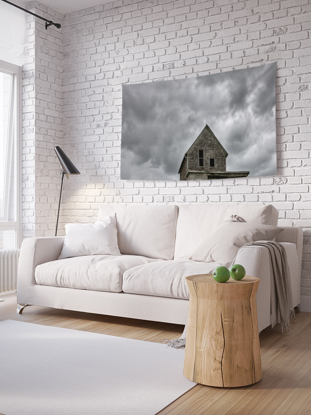 

Горизонтальное фотопанно JoyArty Дом в поле, из ткани, 100х150 см
