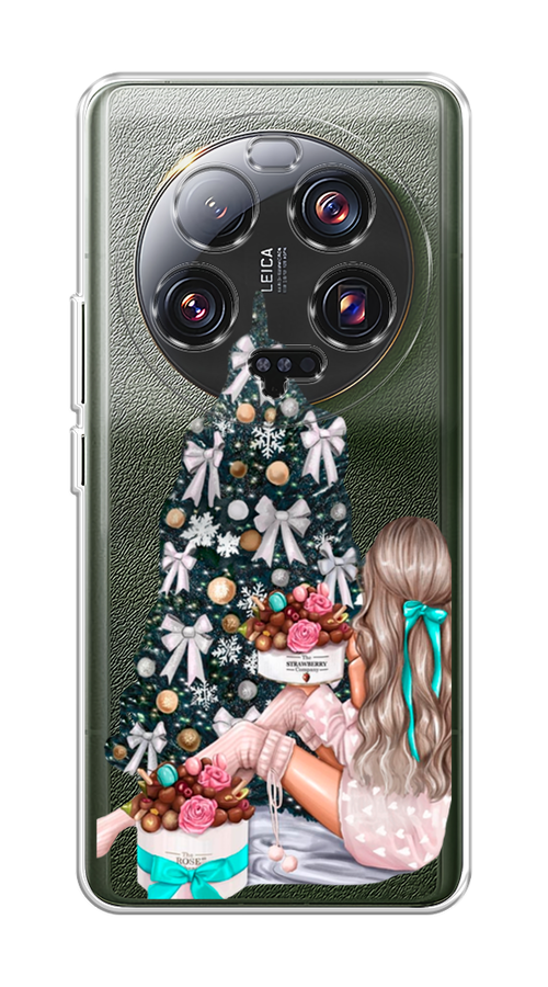 

Чехол на Xiaomi 13 ultra "New Year", Зеленый;бежевый;голубой, 318650-5