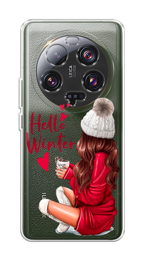 

Чехол на Xiaomi 13 ultra "Hello winter", Красный;белый;коричневый, 318650-5