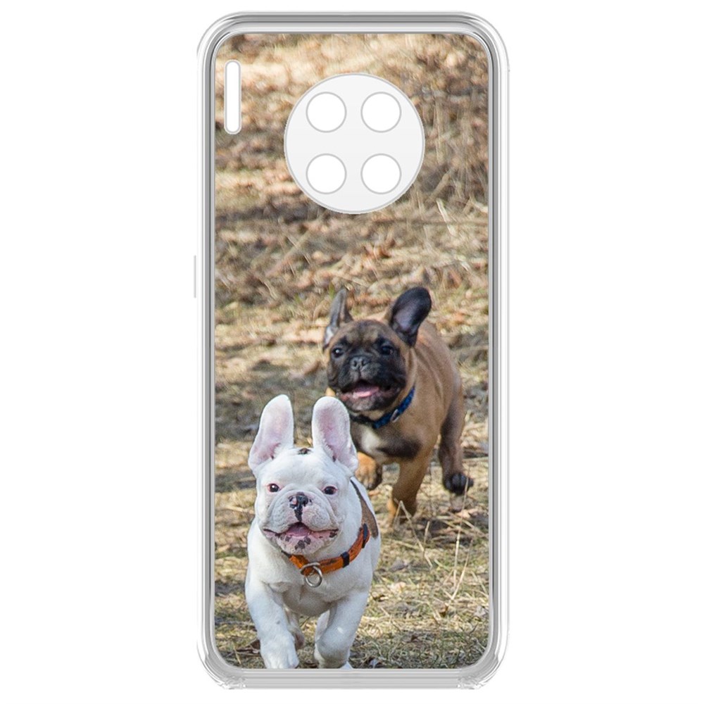 

Чехол-накладка Догонялки для Huawei Mate 30, Прозрачный