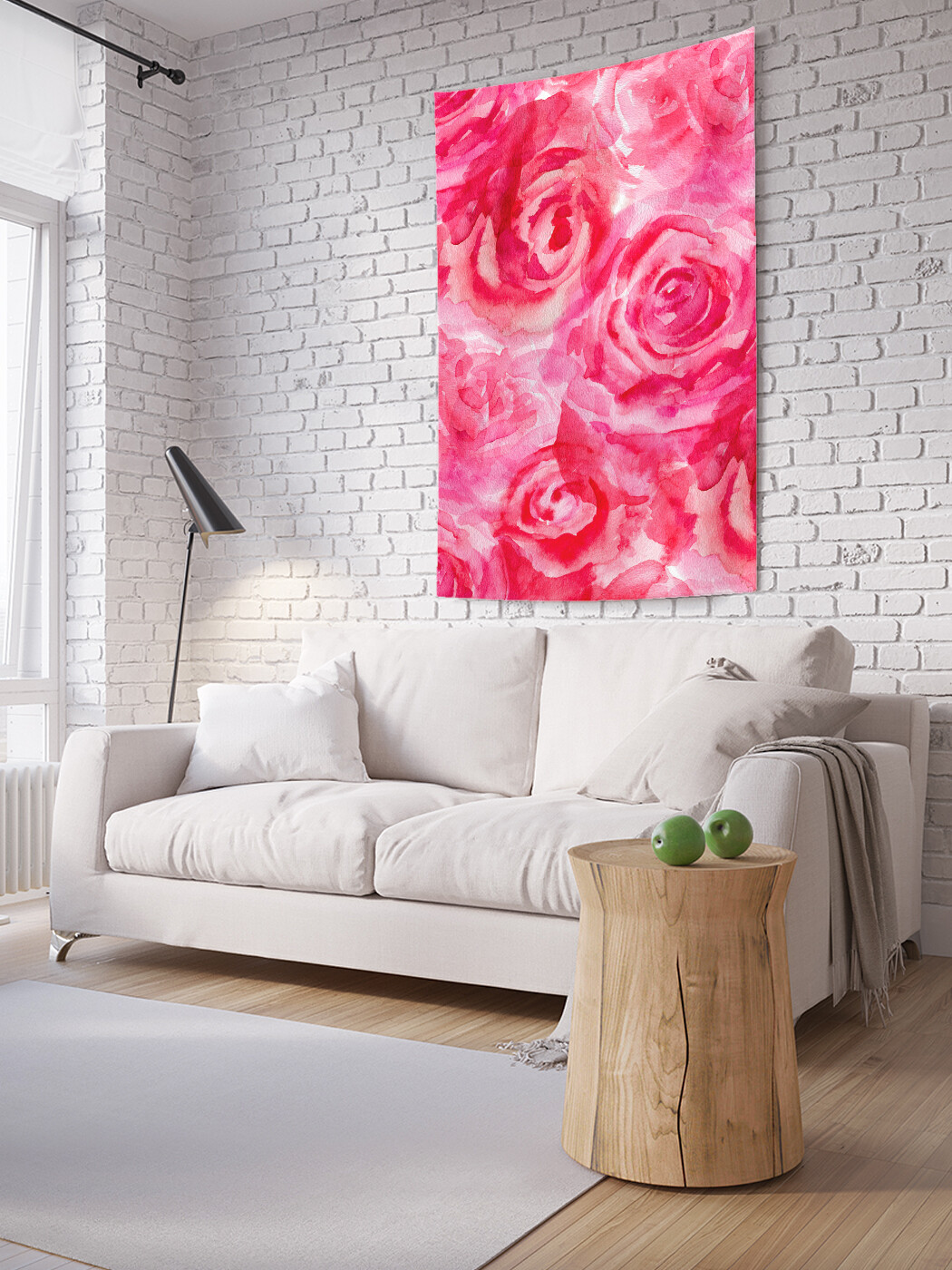 

Вертикальное фотопанно JoyArty Туман из роз, из ткани, 100х150 см