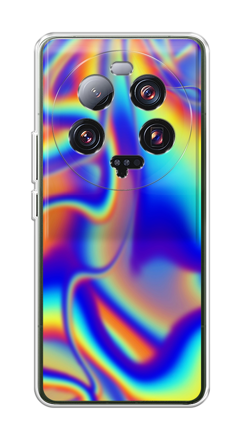 

Чехол на Xiaomi 13 ultra "Яркая голограмма", Разноцветный, 318650-3