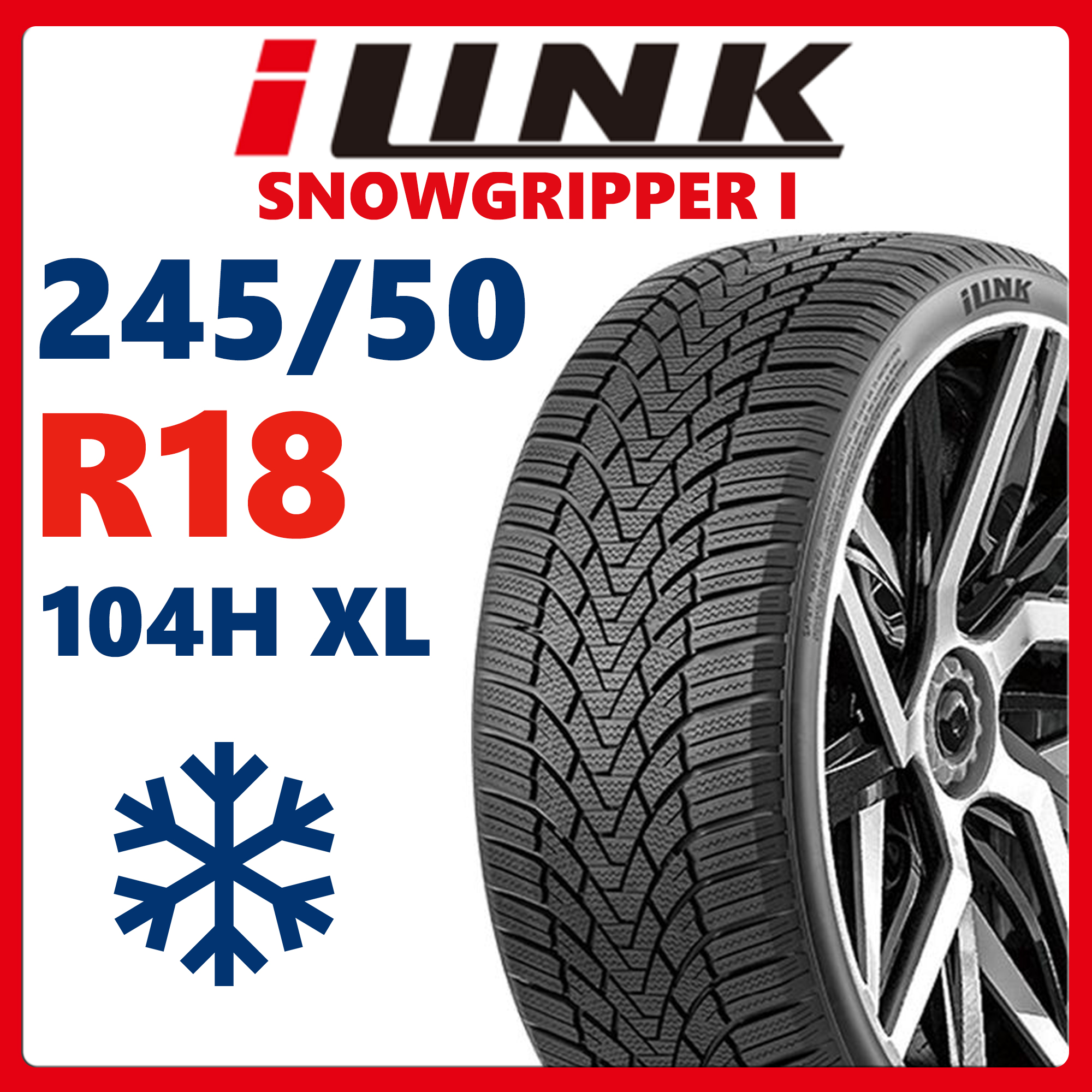 Шины зимние iLink SNOWGRIPPER I 245/50R18 104H XL