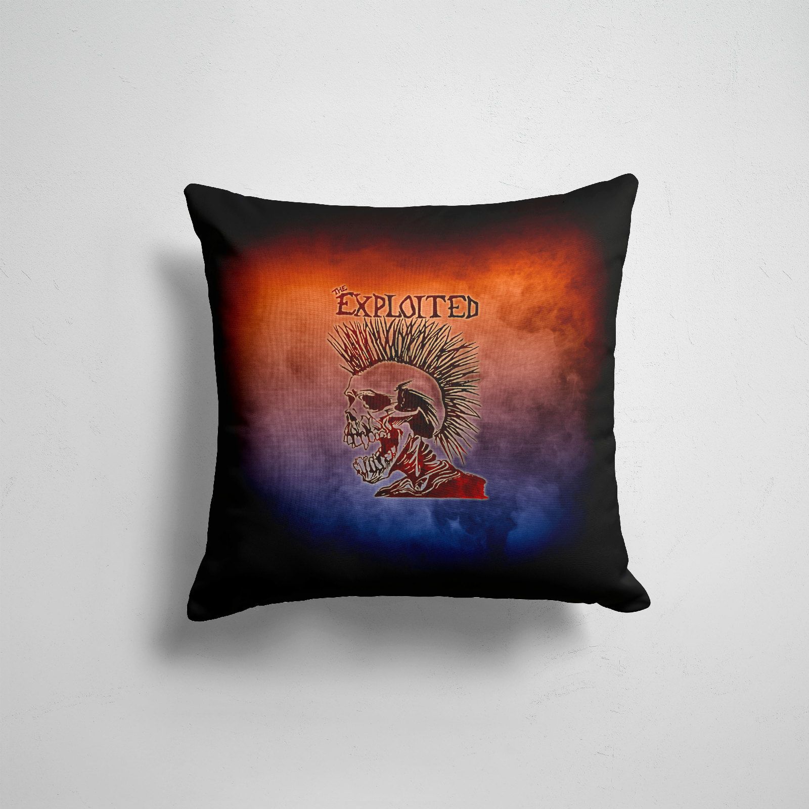 

Подушка декоративная 45х45см Рок Разный рок The Exploited, Разноцветный