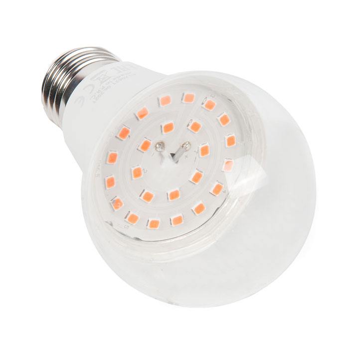 Лампа светодиодная для растений LED-A60-9W/SP/E27/CL ALM01WH Uniel (09645)