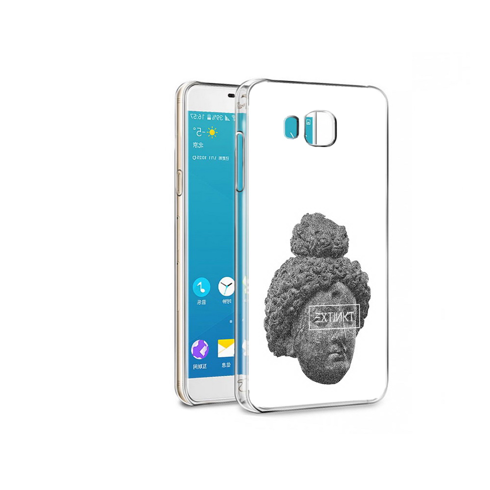 Чехол MyPads Tocco для Samsung Galaxy C7 Pro каменное лицо девушки (PT74619.550.383)