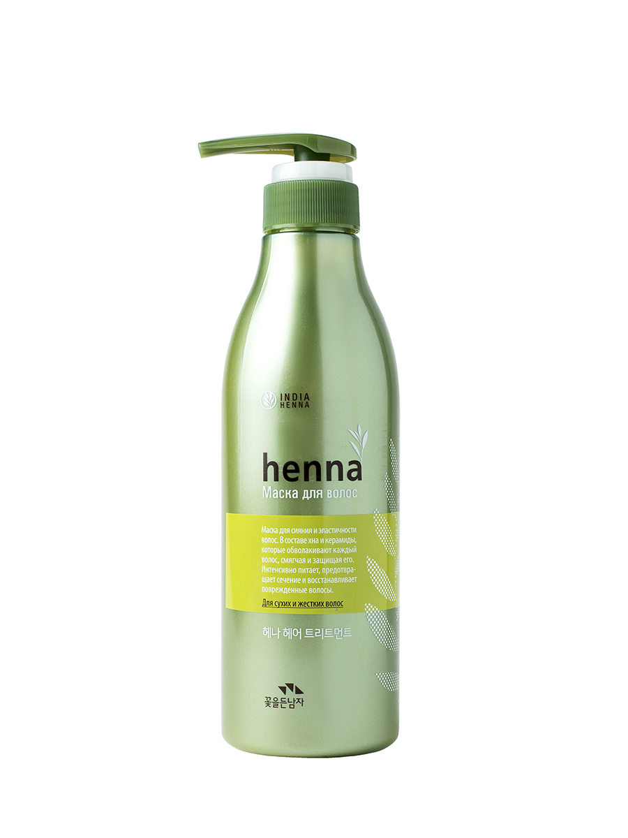 фото Маска для волос flor de man henna hair treatment pack mini 500 мл