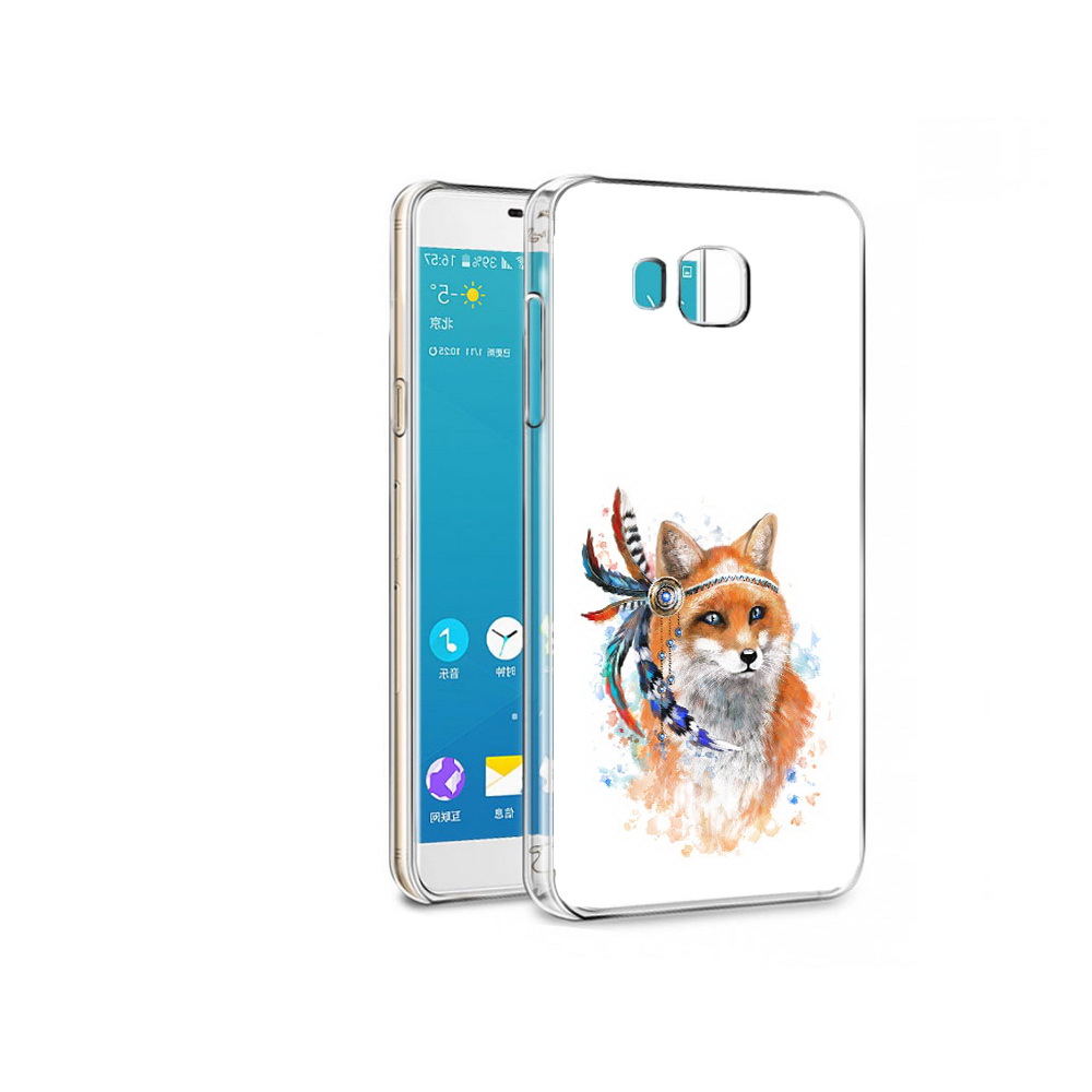 

Чехол MyPads Tocco для Samsung Galaxy C7 Pro инду лиса (PT74619.550.377), Прозрачный, Tocco