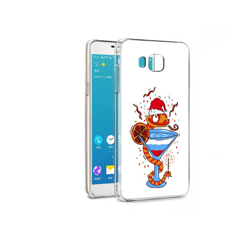 

Чехол MyPads Tocco для Samsung Galaxy C7 Pro змейка (PT74619.550.364), Прозрачный, Tocco