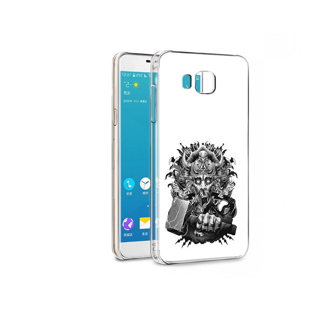 

Чехол MyPads Tocco для Samsung Galaxy C7 Pro злой тор (PT74619.550.363), Прозрачный, Tocco