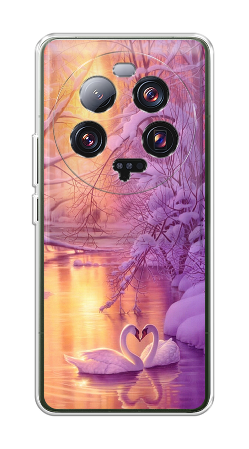 

Чехол на Xiaomi 13 ultra "Зима 1", Фиолетовый;желтый, 318650-2