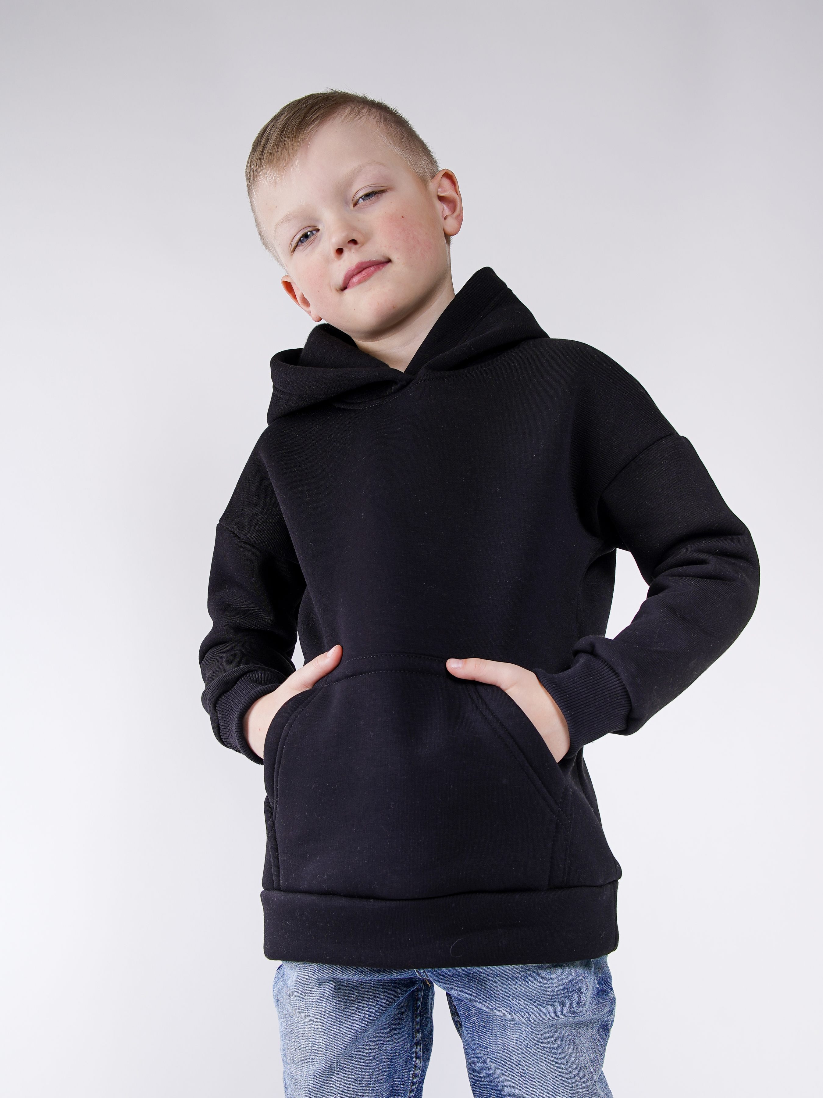 Худи детское LikeRostik hoodie, черный, 146