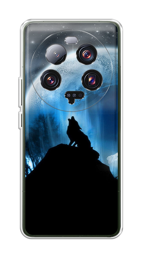 

Чехол на Xiaomi 13 ultra "Волк 2", Синий;черный;белый, 318650-1