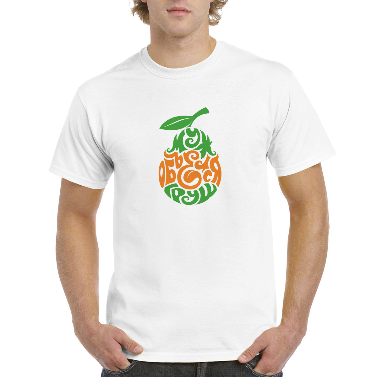 Футболка женская CoolPodarok 8M042223 белая 48 RU