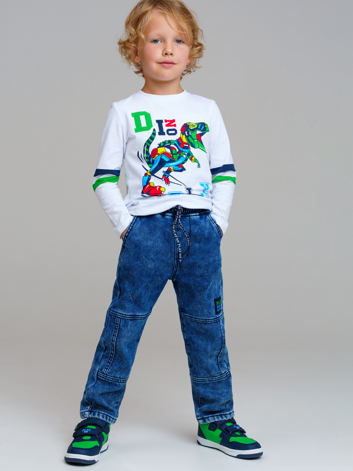 

Джинсы детские PlayToday 32412008, синий, 110, 32412008